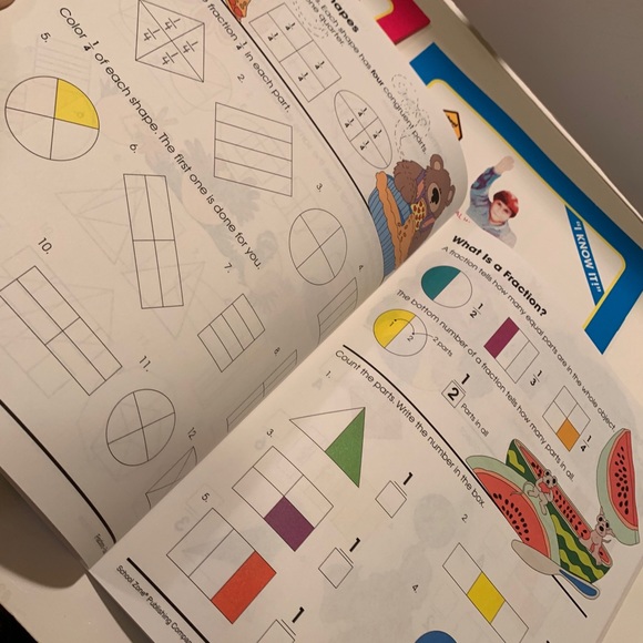 SCHOOL ZONE: SET OF 4 KID’S SCHOOL WORKBOOKS. - Picture 3 of 5